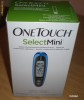 OneTouch Select Mini glucometrou monitorizare glicemie + 10 Benzi de testare, geanta transport, 10 ace sterile one touch