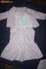 set prenatal 0-3 luni rochita body pulovaras