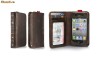 !!! Cadou 15 RON !!! Husa Iphone 4/ 4S Piele - Vintage - BookBook - Transport gratis