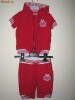 HAINE COPII 2 ANI. TRENING VARA MARIQUITA (POLONIA) 100% BUMBAC PANTALONI SCURTI SI HANORAC MANECUTE SCURTE.