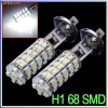 bec led leduri auto H1 cu 68 led-uri 3528 smd becuri led, proiectoare, alte lumini masina