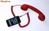 pop-iphone pop iphone receptor de telefon retro ROSU RED compatibil Nokia HTC Apple (iphone3, iphone4, ipad, ipad 2, ipad 3)