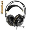 STEELSERIES Casti SteelSeries Siberia V2 full size microfon retractabil control volum sunet clar piele black&gold SS-51110