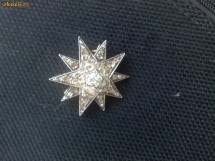 brosa veche cu diamante foto