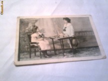 Carte Postala - Doi tineri     Circulata 11 iulie 1906 foto