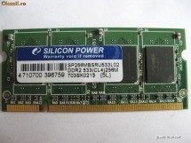 Memorie SODIMM 256 MB PC2 4200 DDR2 533 MHZ Laptop Silicon