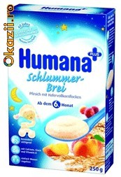Cereale Humana de noapte cu piersici si fulgi de ovaz Transport gratuit foto