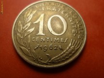 10 CENTIMES 1962 - FRANTA foto