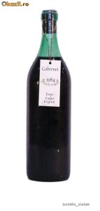 VIN VECHI Cabernet Vaslui 1984 foto