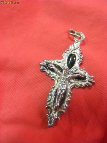 CRUCIFIX ARGINTAT ,CRUCE VECHE,ISUS foto