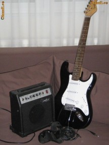 Chitara electrica cu amp