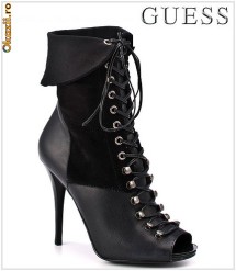 *** LICHIDARE STOC Cizme / Botine decupate GUESS OWENSON, Dama / Femei, PIELE, 100% AUTENTIC, Reducere de la 459 RON *** foto