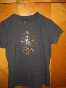 Tricou gri ZARA made in INDIA foto