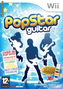 WII PopStar Guitar ABSOLUT NOU, SIGILAT! foto