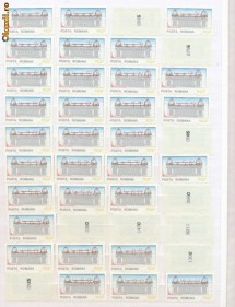 RFL 1995 ROMANIA lot de 40 timbre rare de automat neuzate