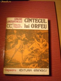 Grigore Constantinescu-CANTECUL LUI ORFEU