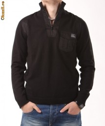 Pulover Jack&Jones Saw Turtle Zip black [Cod: TZPJ035] foto