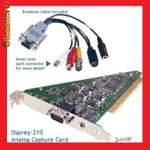 Placa de captura Osprey 210 ideal pt camere videochat Sony Evi D100 D70 foto