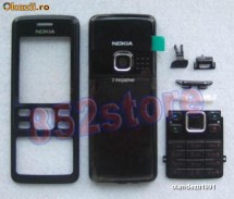 Carcasa carcase Nokia 6300 Neagra COMPLETA