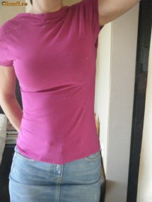 BLUZA ELASTICA VICTORIA SECRET CICLAM, MODEL DEOSEBIT MARIME S-XS foto