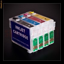 Cartuse reincarcabile si autoresetabile Epson T0711 - T0714