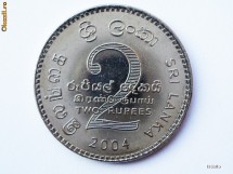 SRI LANKA 2 RUPEES 2004 UNC **