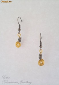 Cercei Handmade - Little Spiral (cer00041) foto