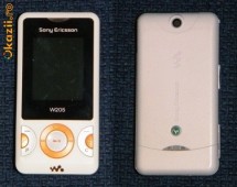 Sony-Ericsson W205 Walkman + Card Micro M2 2GB, Micro-M2 USB reader, M2 adapter foto