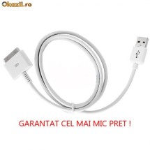 OFERTA-PLATA 2 EURO COSMOTE :: !! Cablu de date/sincronizare apple Iphone  2G 3GS 4 4S ,ipod touch nano photo, Ipad 1 2 TRANSPORT GRATUIT foto