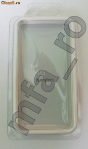 BUMPER PROTECTIE DIN SILICON PT IPHONE 4S  SI 4 foto