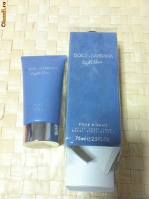 BALSAM DUPA RAS D & G LIGHT BLUE  75 ML    PRET 80 ron foto