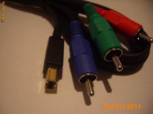 CABLU AUDIO VIDEO PANASONIC  ( COMPONENT ) PENTRU CAMERA VIDEO foto