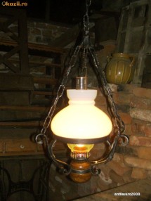 Superba lampa rustica foto