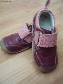 Pantofi fetite Hush Puppies, piele int/ext foto