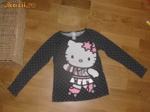BLUZA FETITE HELLO KITTY,PT 4-6 ANI