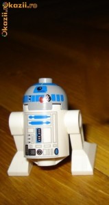 Figurine LEGO Star Wars originale R2D2 robot jedi android razboiul stelelor foto