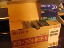 Casete Video SONY E5-30HMEX HI8 8mm ProME Profesionale Metal Evaporated NOI ( camera )