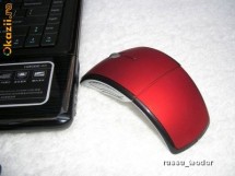 Mouse ARC 2.4 GHz Rosu Inchis Cadou Foarte Elegant Oferta Livrare Gratuita foto