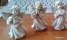 Marturie de botez/ nunta  - ingeras/ ingerasi ceramici foto