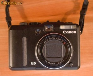 vand CANON POWERSHOT G9 (nu aparat foto profesional nikon, pentax, sony) foto