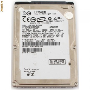 500G SATA  hdd hard disk laptop 100% functional foto