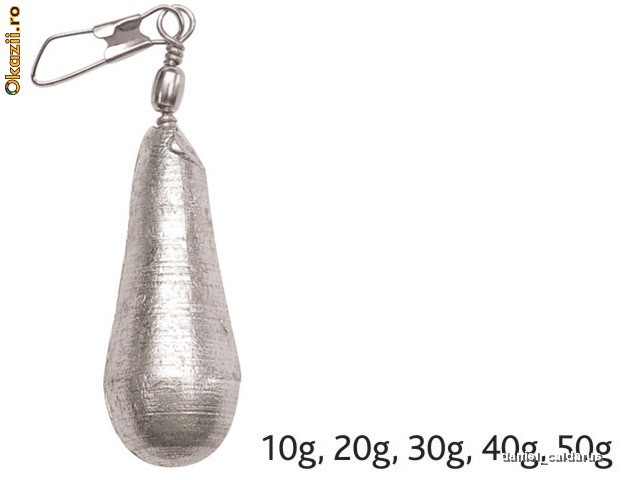 Lacrima cu vartej pt. pescuit 30g/40g/50g foto mare
