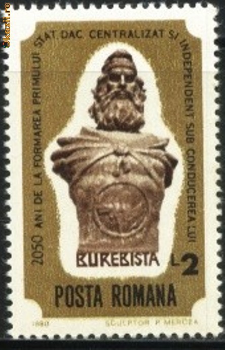 ROMANIA - 1980, ZIUA MARCII - BUREBISTA,  timbru LP 1022 foto mare