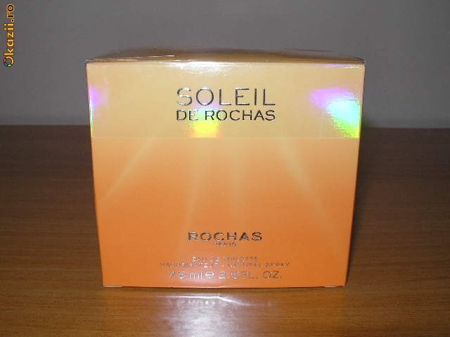 Rochas  Soleil Eau de Toilette 75ml, ieftin! foto mare