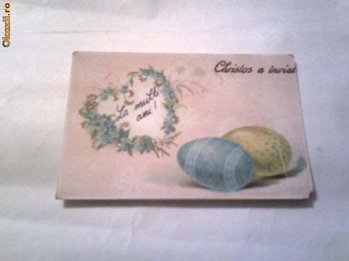 Carte Postala - Christos a inviat !  6.  Circulata APR.1902 foto mare