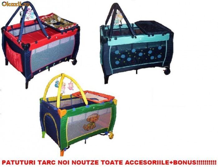 Vand patut tarc pliabile pt 0-4 ani-NOI-NOUTZE+BONUS!!! foto mare