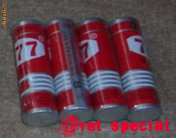 Baterii  marca 777 -240buc.- (AA-R6) foto mare