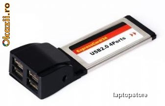Adaptoare ExpressCard PCMCIAX-USB24 /4 port-uri Usb foto mare