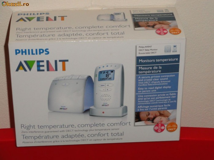 sistem de supraveghere copii philips avent scd 525 sigilat foto mare