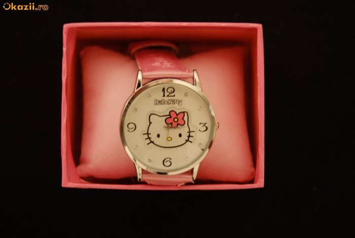 Ceas Hello Kitty Ruakxall - Clasa 1 ! foto mare